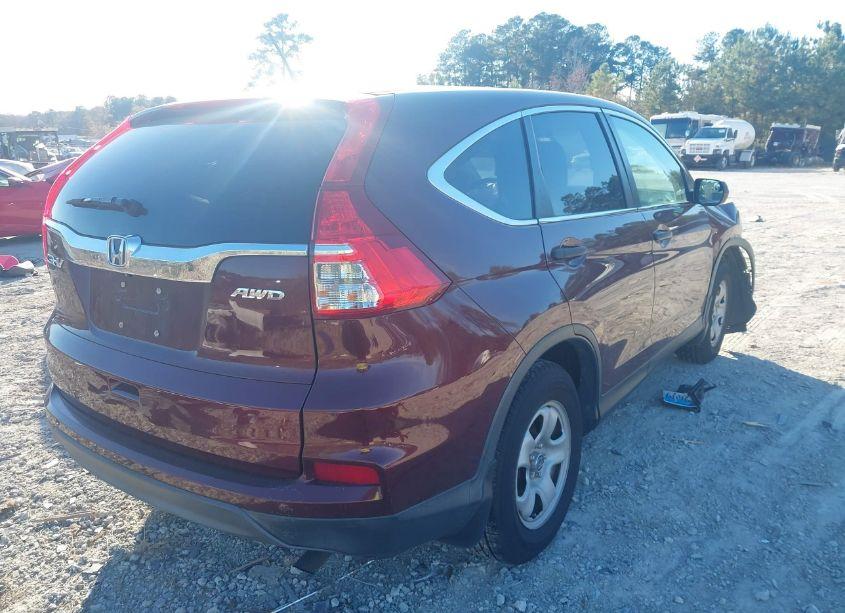 Photo 4 of 2015 Honda Cr-v LX (VIN 5J6RM4H33FL088934)