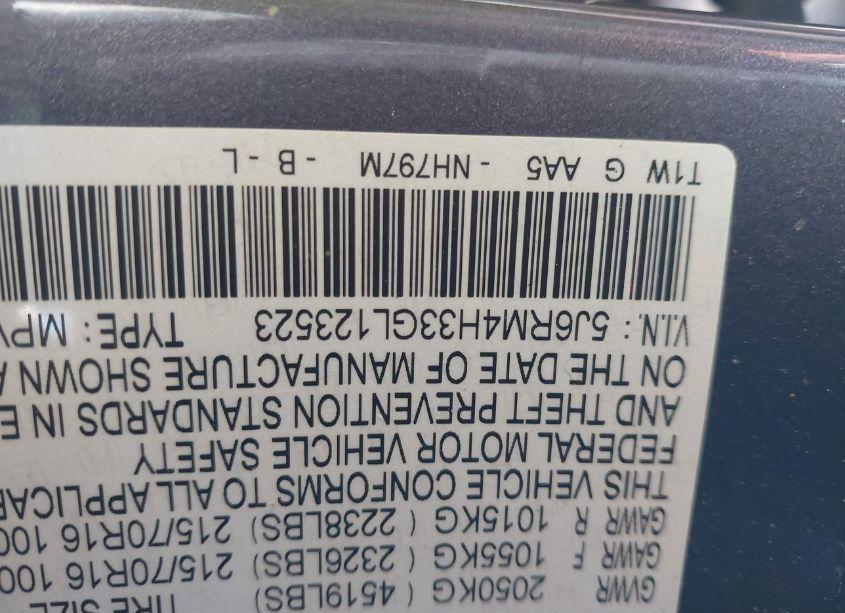 Photo 9 of 2016 Honda Cr-v LX (VIN 5J6RM4H33GL123523)