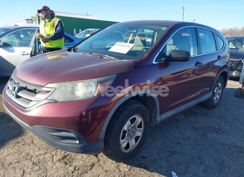 Photo 2 of 2013 Honda Cr-v LX (VIN 5J6RM4H35DL077799)