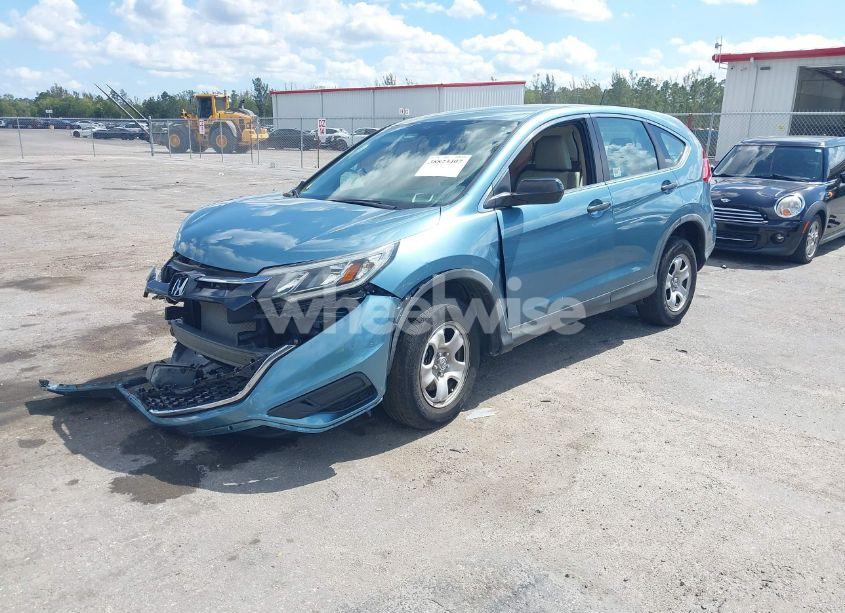 Photo 2 of 2015 Honda Cr-v LX (VIN 5J6RM4H35FL129872)