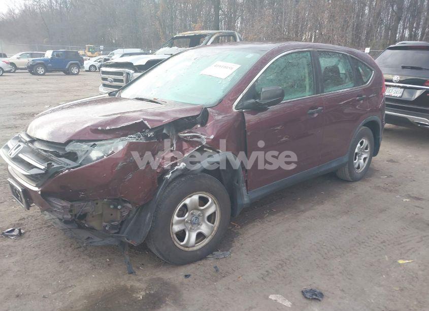 Photo 2 of 2013 Honda Cr-v LX (VIN 5J6RM4H36DL035206)