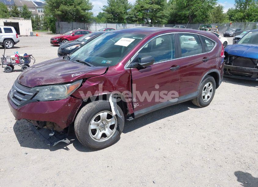 Photo 2 of 2014 Honda Cr-v LX (VIN 5J6RM4H36EL099540)