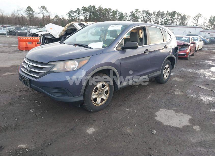 Photo 2 of 2012 Honda Cr-v LX (VIN 5J6RM4H37CL059478)