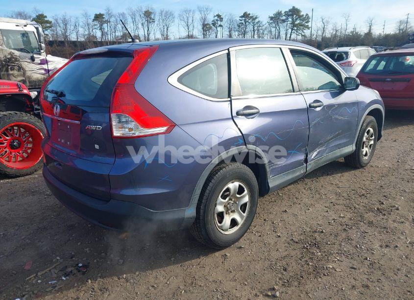 Photo 4 of 2012 Honda Cr-v LX (VIN 5J6RM4H37CL060680)