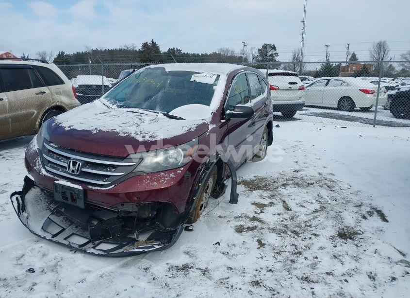 Photo 2 of 2014 Honda Cr-v LX (VIN 5J6RM4H37EL066093)
