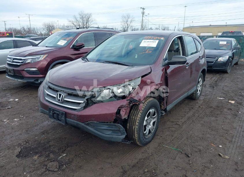 Photo 2 of 2014 Honda Cr-v LX (VIN 5J6RM4H37EL099840)