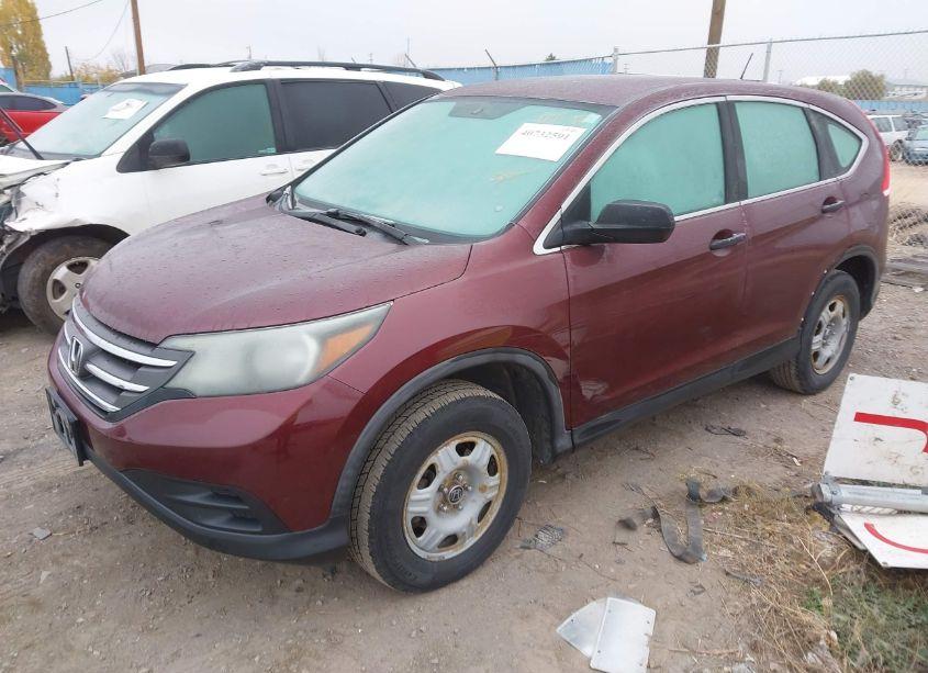 Photo 2 of 2012 Honda Cr-v LX (VIN 5J6RM4H38CL023685)