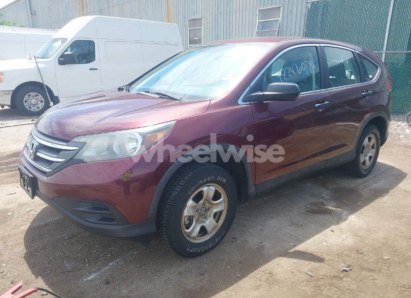 Photo 2 of 2012 Honda Cr-v LX (VIN 5J6RM4H38CL057450)