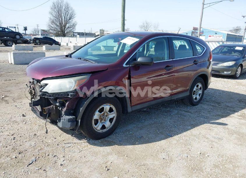 Photo 2 of 2012 Honda Cr-v LX (VIN 5J6RM4H38CL072756)