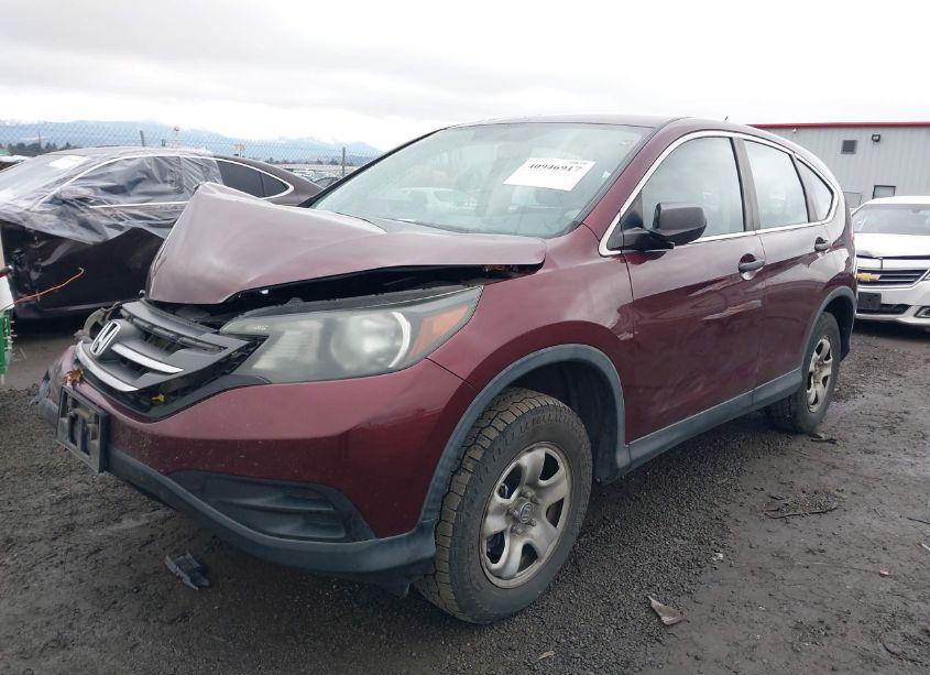 Photo 2 of 2013 Honda Cr-v LX (VIN 5J6RM4H38DL064559)