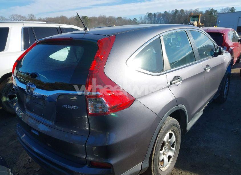 Photo 4 of 2016 Honda Cr-v LX (VIN 5J6RM4H38GL133299)