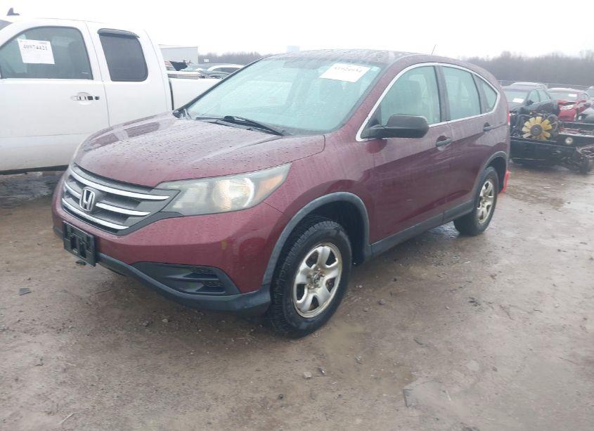 Photo 2 of 2012 Honda Cr-v LX (VIN 5J6RM4H39CL060664)