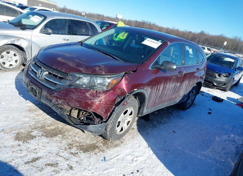 Photo 2 of 2014 Honda Cr-v LX (VIN 5J6RM4H39EL005277)