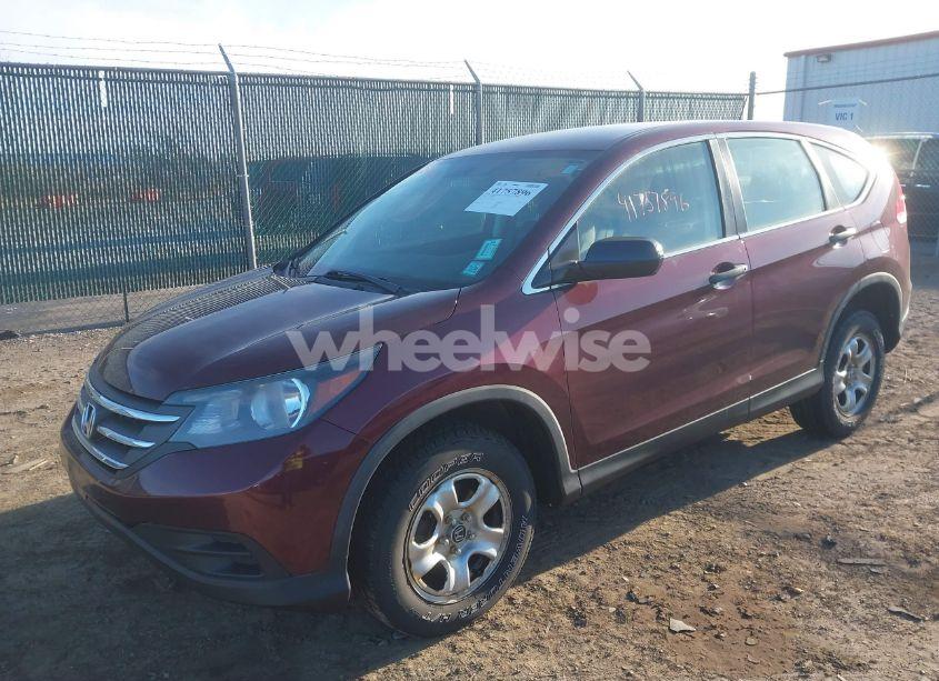 Photo 2 of 2014 Honda Cr-v LX (VIN 5J6RM4H39EL091500)