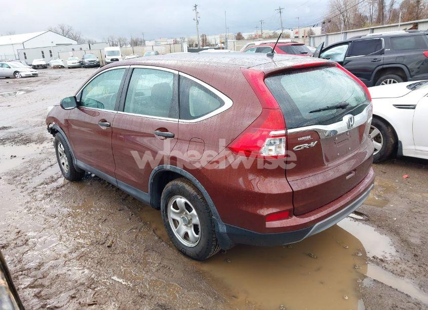 Photo 3 of 2015 Honda Cr-v LX (VIN 5J6RM4H39FL038491)