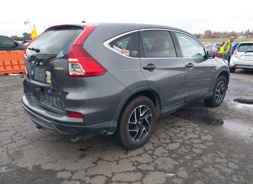 Photo 4 of 2016 Honda Cr-v SE (VIN 5J6RM4H42GL029979)