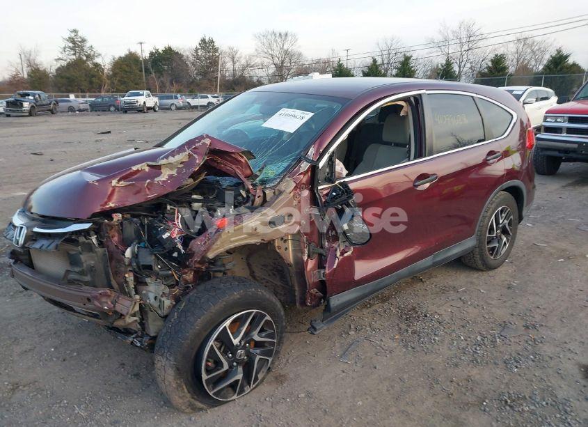 Photo 2 of 2016 Honda Cr-v SE (VIN 5J6RM4H42GL080589)