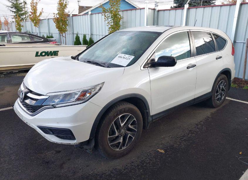 Photo 2 of 2016 Honda Cr-v SE (VIN 5J6RM4H43GL078642)