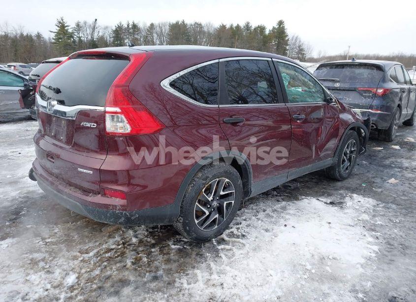 Photo 4 of 2016 Honda Cr-v SE (VIN 5J6RM4H46GL091174)