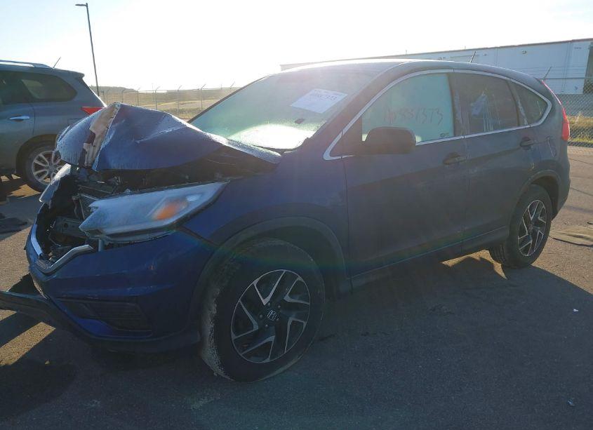 Photo 2 of 2016 Honda Cr-v SE (VIN 5J6RM4H48GL034538)