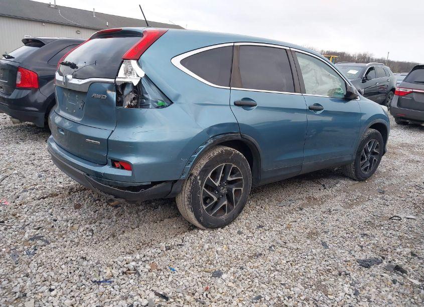 Photo 4 of 2016 Honda Cr-v SE (VIN 5J6RM4H49GL035133)