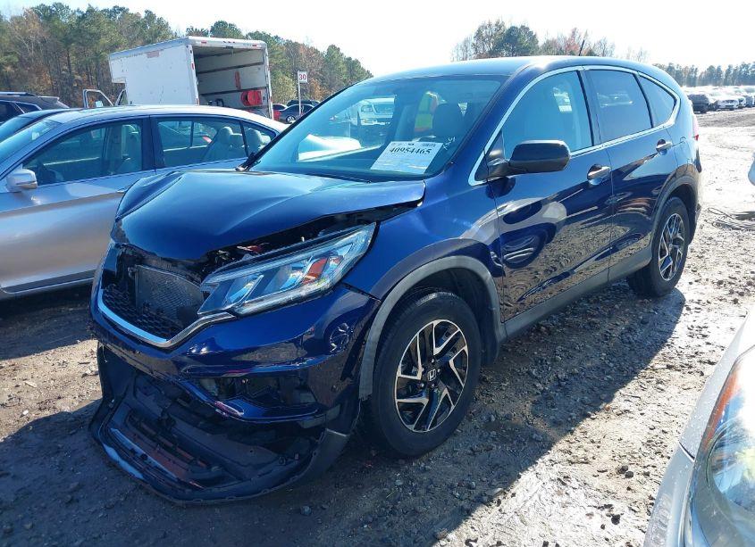 Photo 2 of 2016 Honda Cr-v SE (VIN 5J6RM4H4XGL037957)