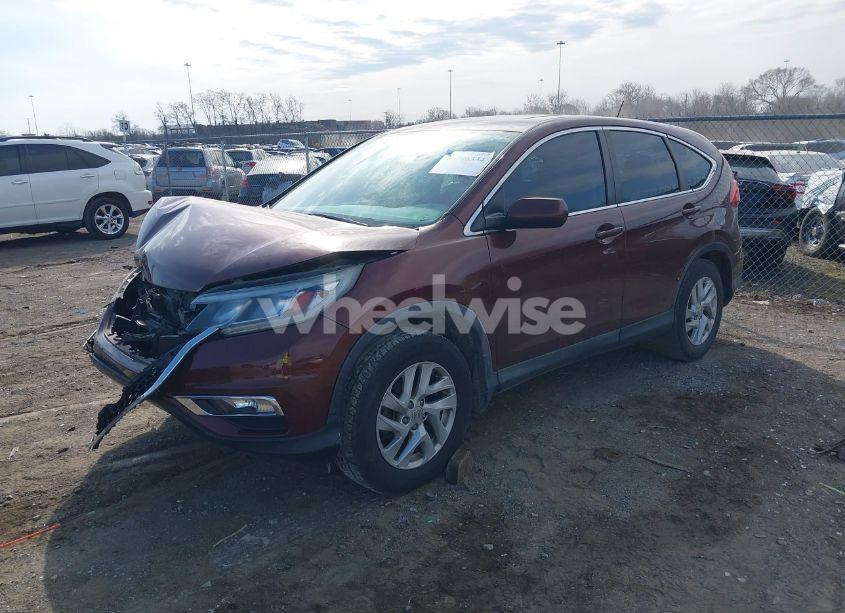 Photo 2 of 2016 Honda Cr-v EX (VIN 5J6RM4H51GL109587)
