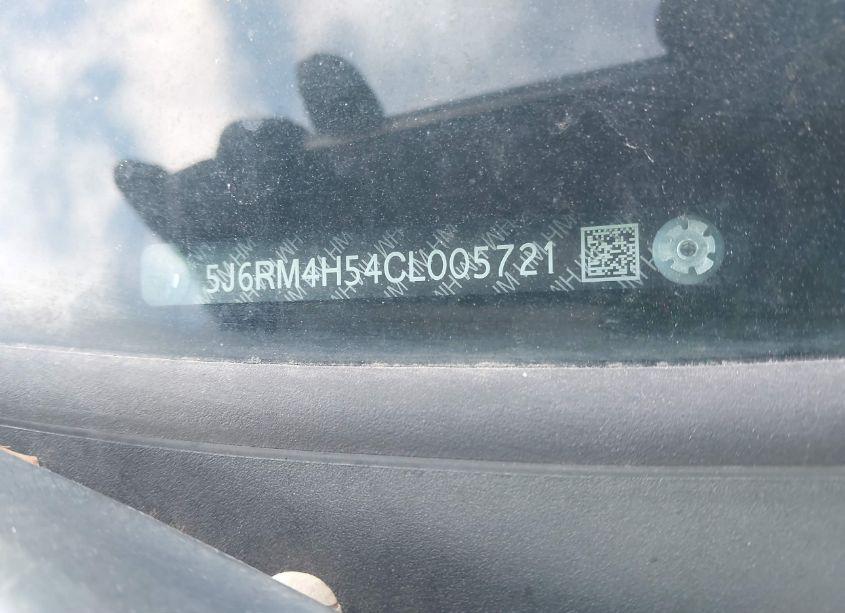 Photo 16 of 2012 Honda Cr-v EX (VIN 5J6RM4H54CL005721)