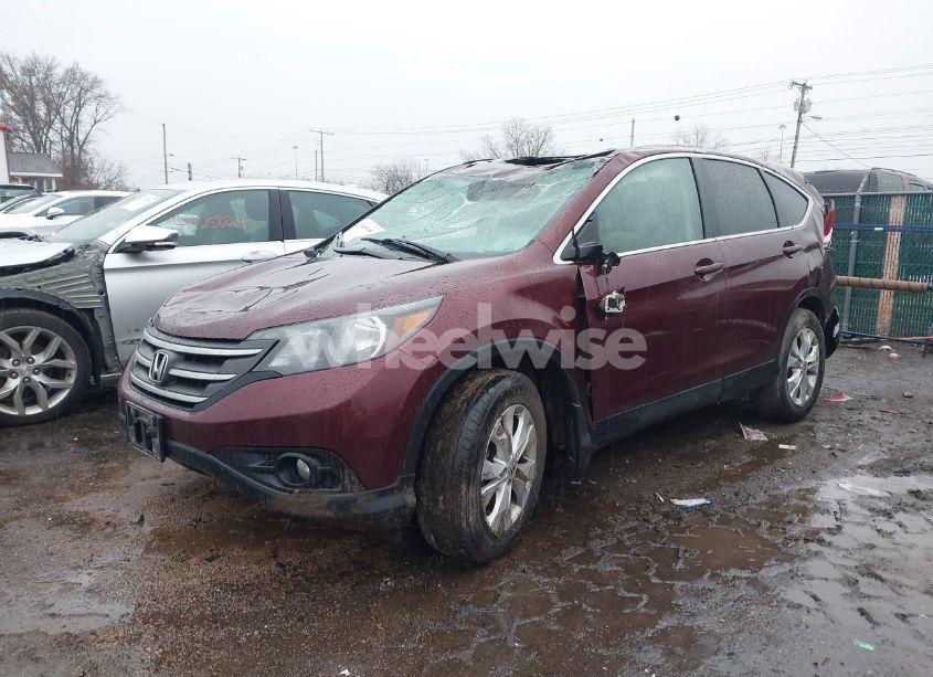 Photo 2 of 2014 Honda Cr-v EX (VIN 5J6RM4H57EL081470)
