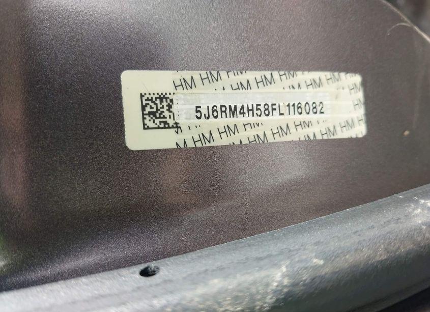 Photo 9 of 2015 Honda Cr-v EX (VIN 5J6RM4H58FL116082)