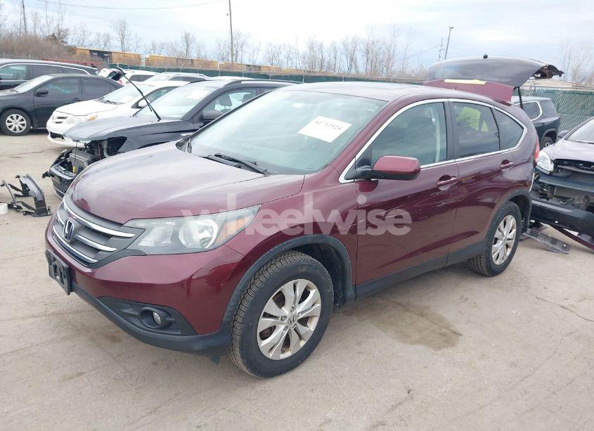 Photo 2 of 2013 Honda Cr-v EX (VIN 5J6RM4H59DL014786)