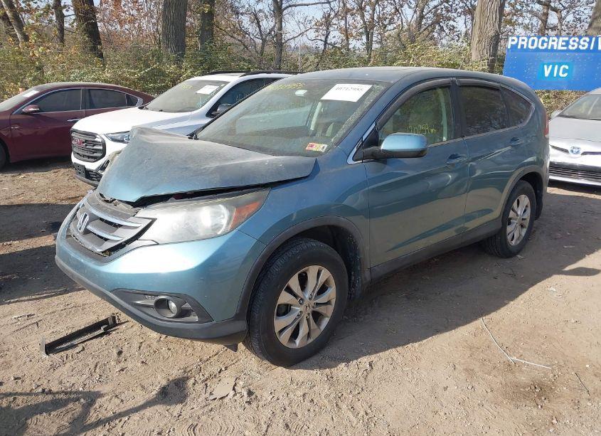 Photo 2 of 2014 Honda Cr-v EX (VIN 5J6RM4H5XEL082046)