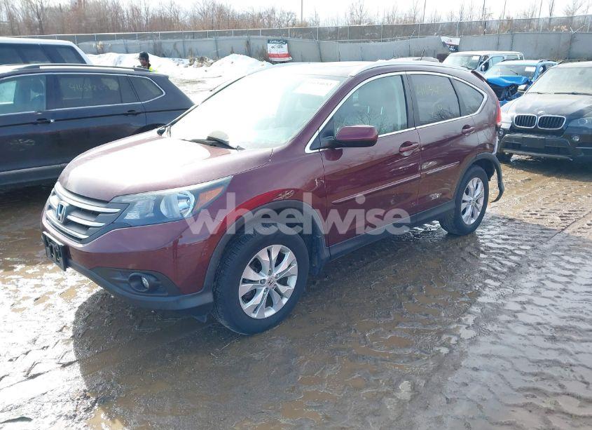 Photo 2 of 2014 Honda Cr-v EX-L (VIN 5J6RM4H71EL019757)