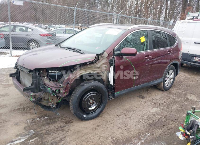 Photo 2 of 2014 Honda Cr-v EX-L (VIN 5J6RM4H71EL029320)