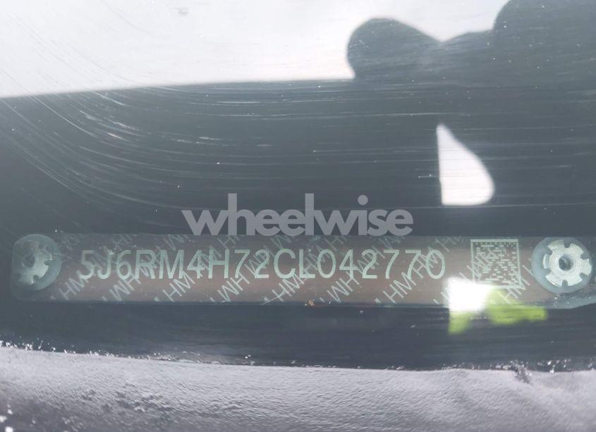 Photo 9 of 2012 Honda Cr-v EX-L (VIN 5J6RM4H72CL042770)