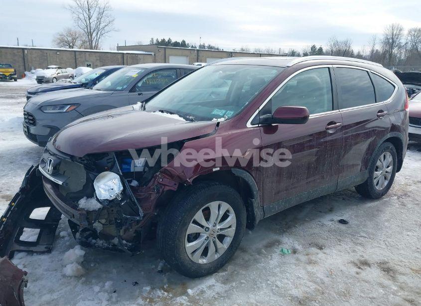 Photo 2 of 2014 Honda Cr-v EX-L (VIN 5J6RM4H72EL019525)