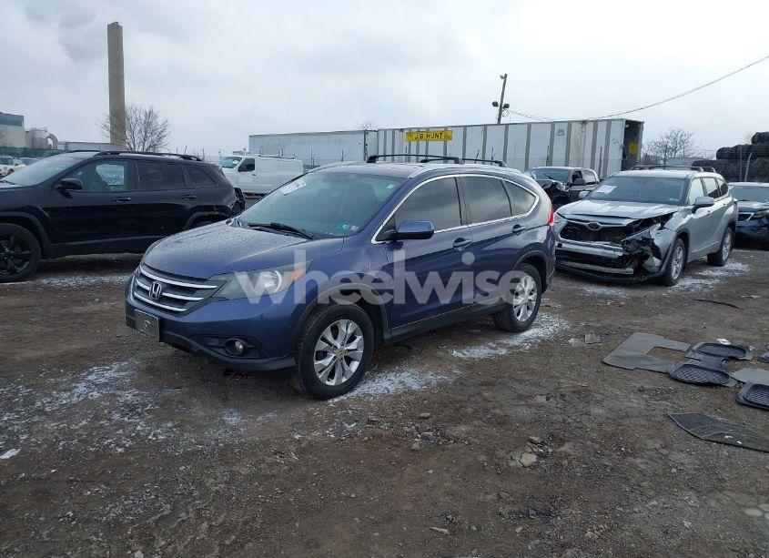 Photo 2 of 2014 Honda Cr-v EX-L (VIN 5J6RM4H72EL085010)