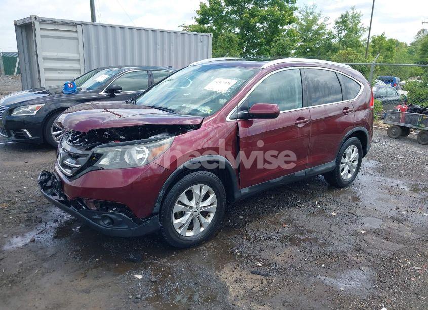 Photo 2 of 2014 Honda Cr-v EX-L (VIN 5J6RM4H72EL094001)