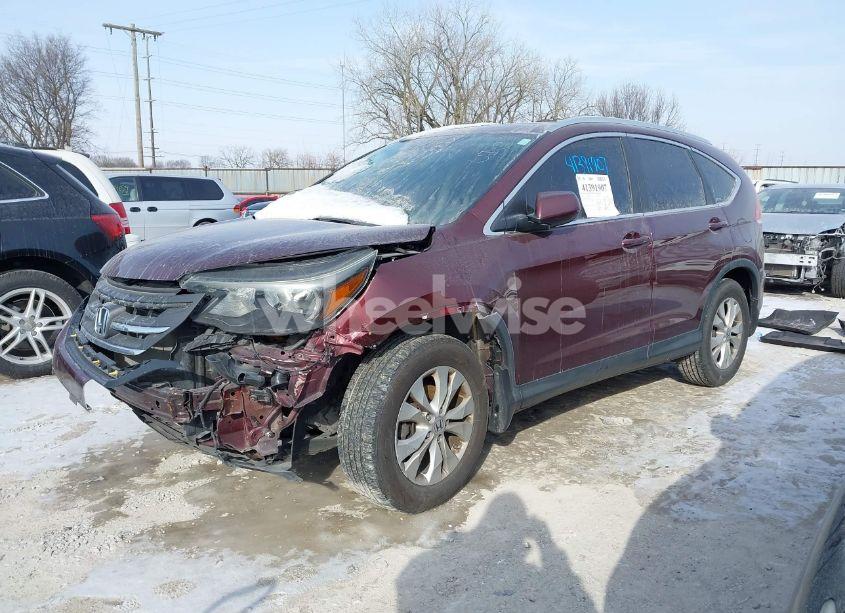 Photo 2 of 2012 Honda Cr-v EX-L (VIN 5J6RM4H73CL069332)