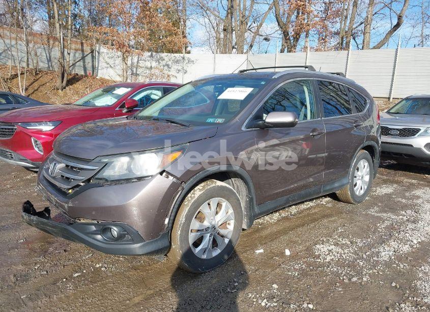 Photo 2 of 2013 Honda Cr-v EX-L (VIN 5J6RM4H73DL012100)