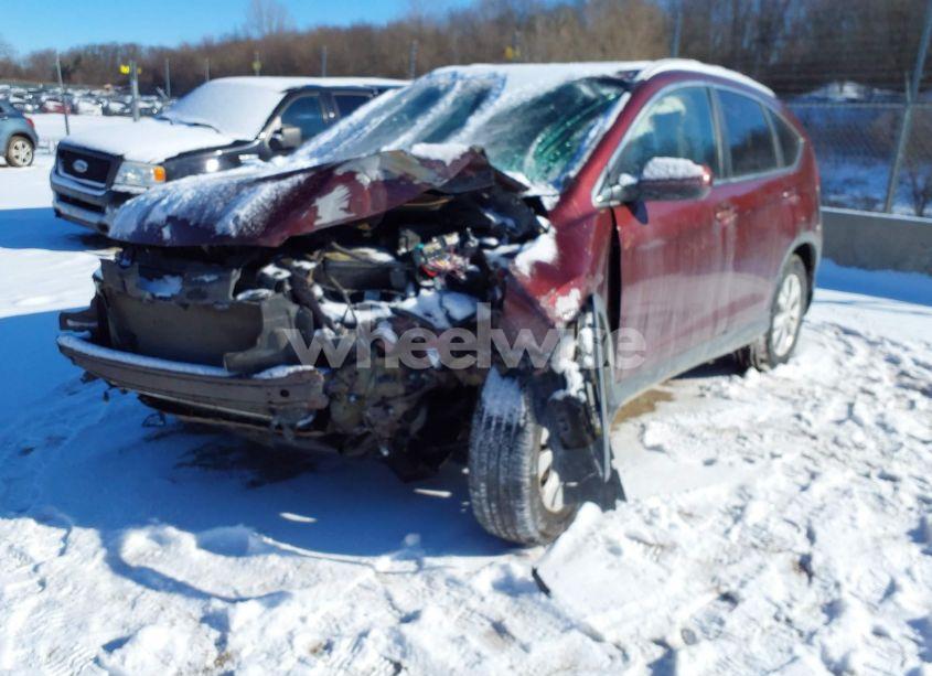 Photo 2 of 2013 Honda Cr-v EX-L (VIN 5J6RM4H73DL061281)