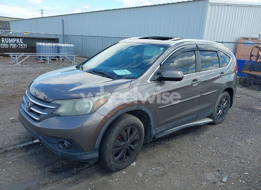 Photo 2 of 2012 Honda Cr-v EX-L (VIN 5J6RM4H74CL012850)