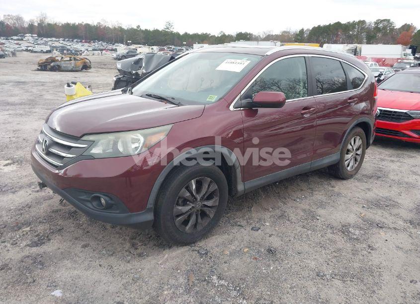 Photo 2 of 2014 Honda Cr-v EX-L (VIN 5J6RM4H75EL026923)