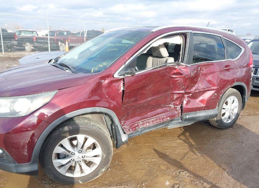 Photo 6 of 2014 Honda Cr-v EX-L (VIN 5J6RM4H76EL070400)