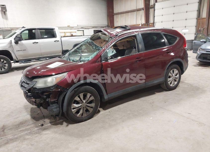 Photo 2 of 2014 Honda Cr-v EX-L (VIN 5J6RM4H76EL086497)