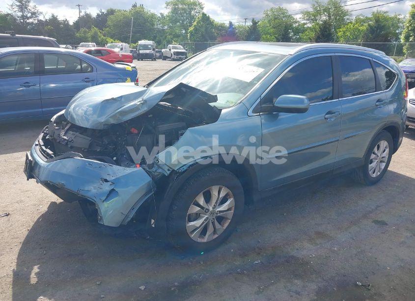 Photo 2 of 2013 Honda Cr-v EX-L (VIN 5J6RM4H77DL073451)