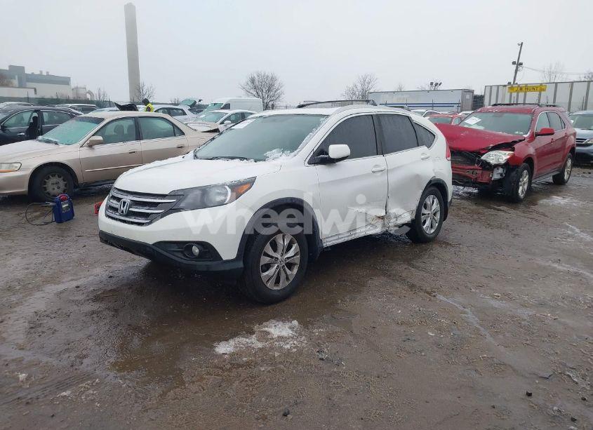 Photo 2 of 2014 Honda Cr-v EX-L (VIN 5J6RM4H77EL057350)