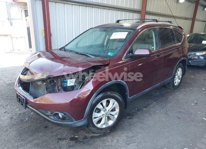 Photo 2 of 2014 Honda Cr-v EX-L (VIN 5J6RM4H77EL065917)