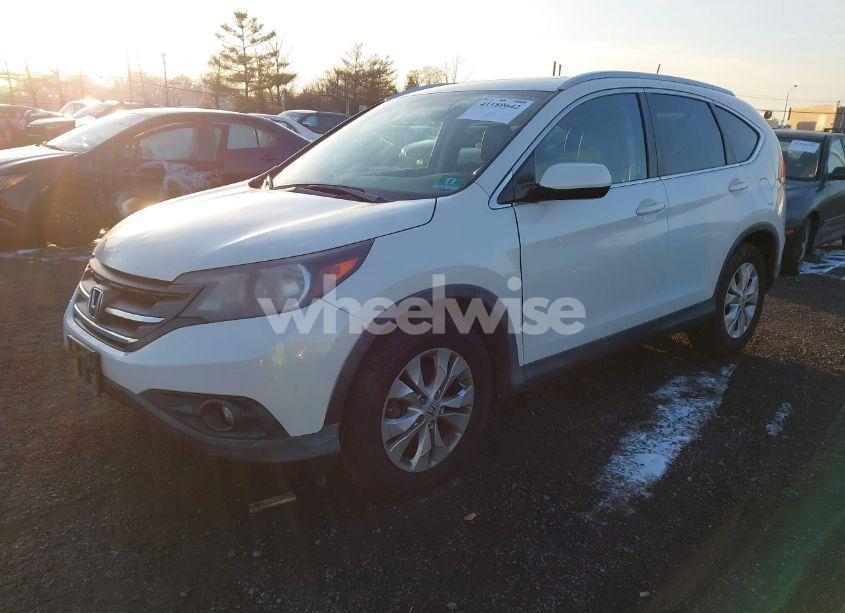 Photo 2 of 2014 Honda Cr-v EX-L (VIN 5J6RM4H77EL070552)