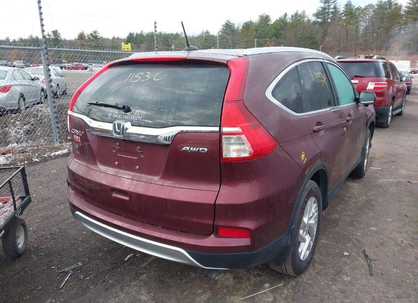 Photo 4 of 2016 Honda Cr-v EX-L (VIN 5J6RM4H77GL133555)